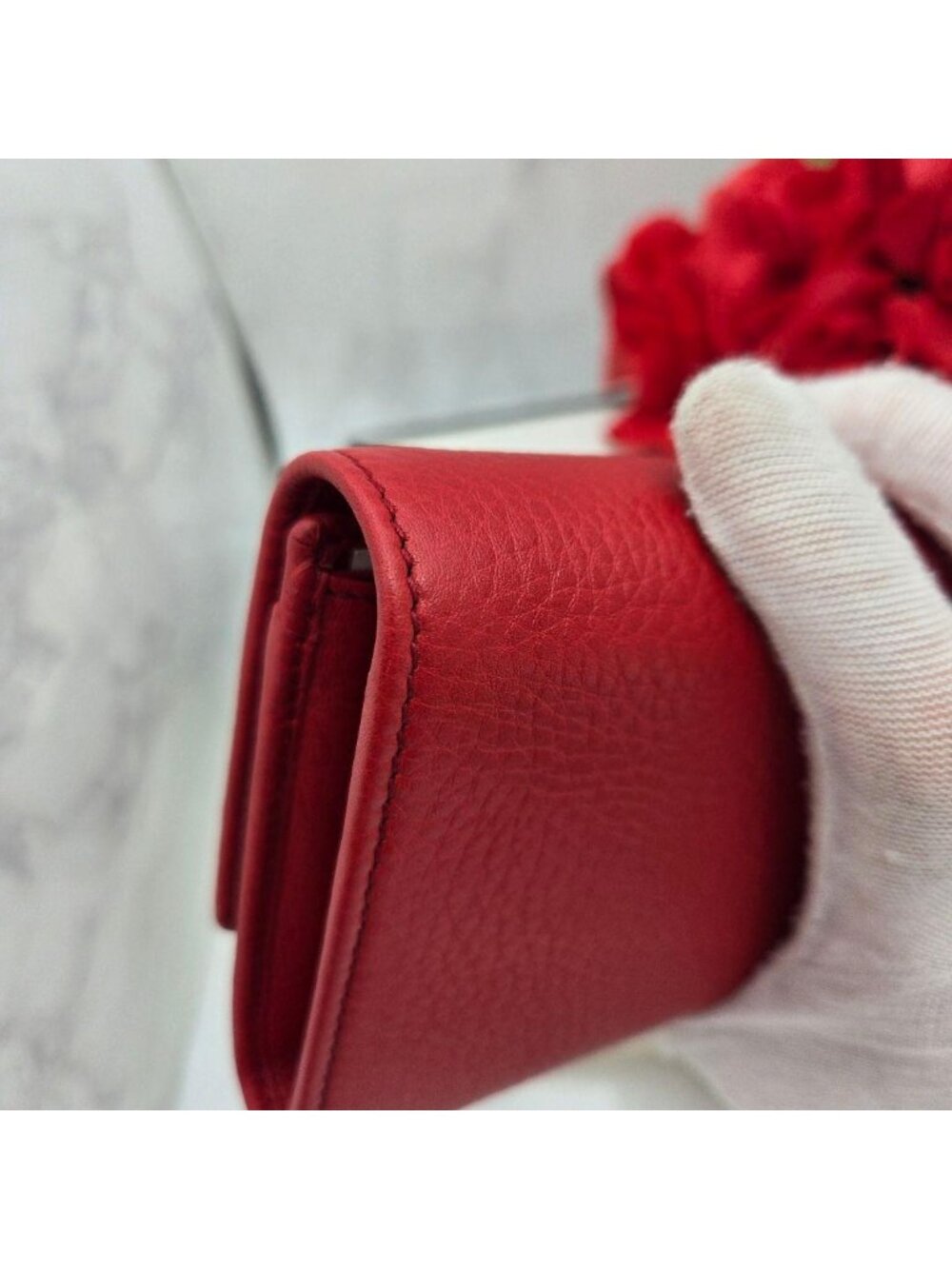 Gucci Soho GG Wallet Red - Picture 6 of 16
